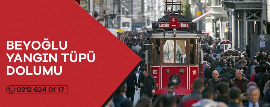 beyoğlu yangın tüpü dolumu