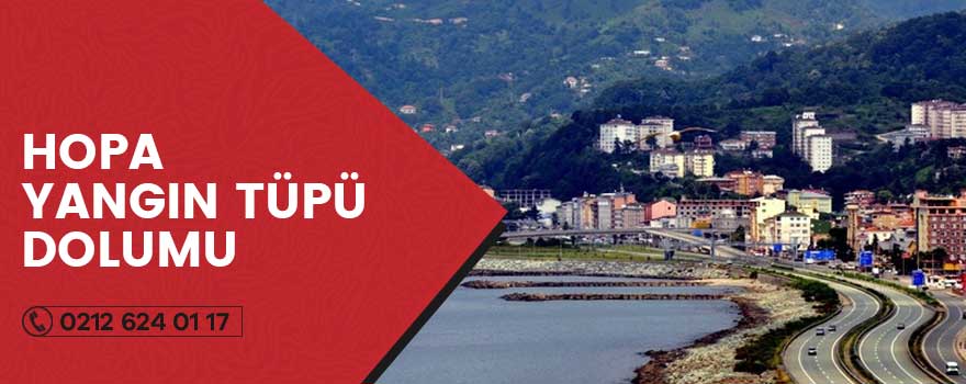 hopa yangın tüpü dolumu