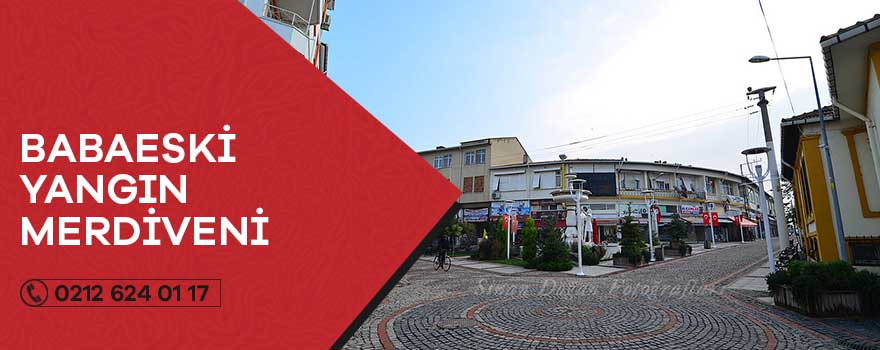 babaeski yangın merdiveni