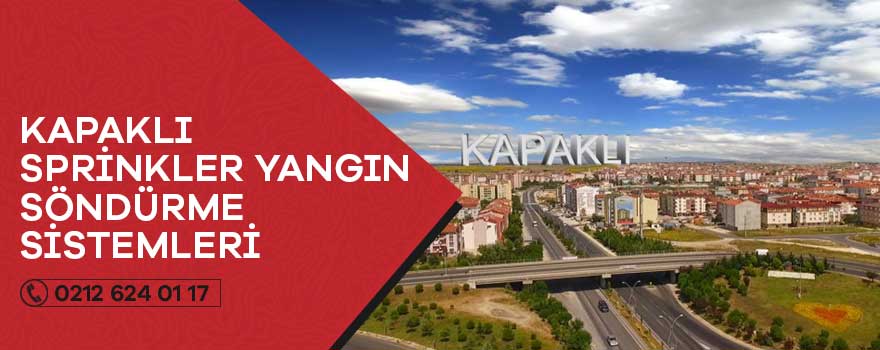 kapaklı sprinkler yangın söndürme sistemleri