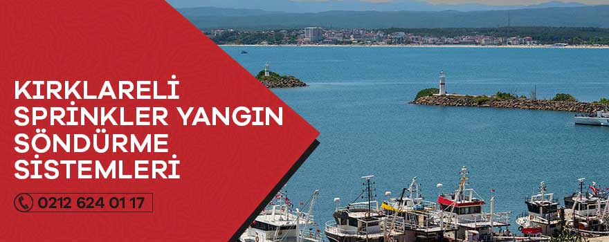 kırklareli sprinkler yangın söndürme sistemleri